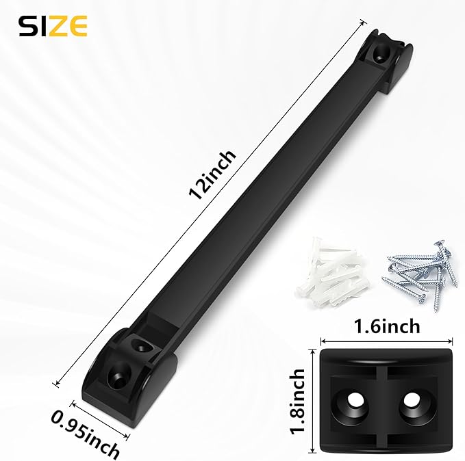 DGSL Magnetic Tool Holder Strip 5 Pack, 12In Heavy Duty Tool Organizer Magnetic Strip, Tool Magnet Bar For Garage Tool Organization