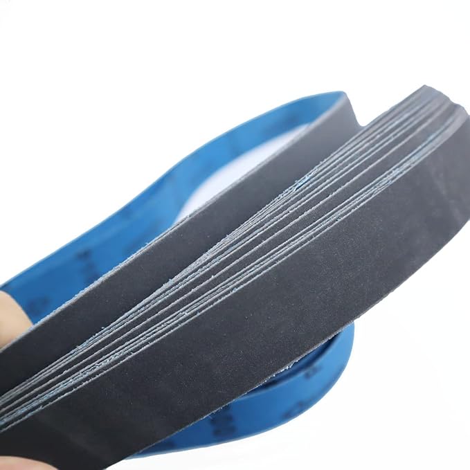 1x30 Knife Sharpening Sanding Belts Kit,1000 Fine Grit Silicon Carbide Belt Sander Belts for Metal Woodworking Wet Dry Polishing,15-Pack