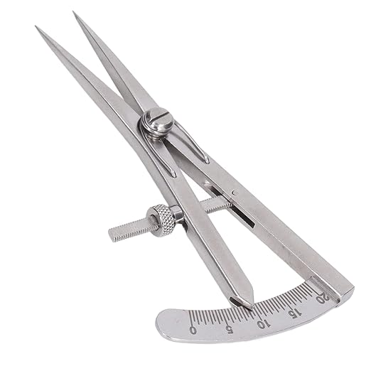 Marking Gauge, Stainless Steel Scribe Tool, Caliper Measuring Tool for Leather Trimming Projects
