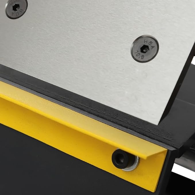 24" Pan and Box Brake Machine, Industrial Sheet Metal Precision Hand Brake Machine, 0-135° Bending Precision W-2420A Sheet Metal Bending Machine, for Carbon Steel, Copper, Aluminum Plate