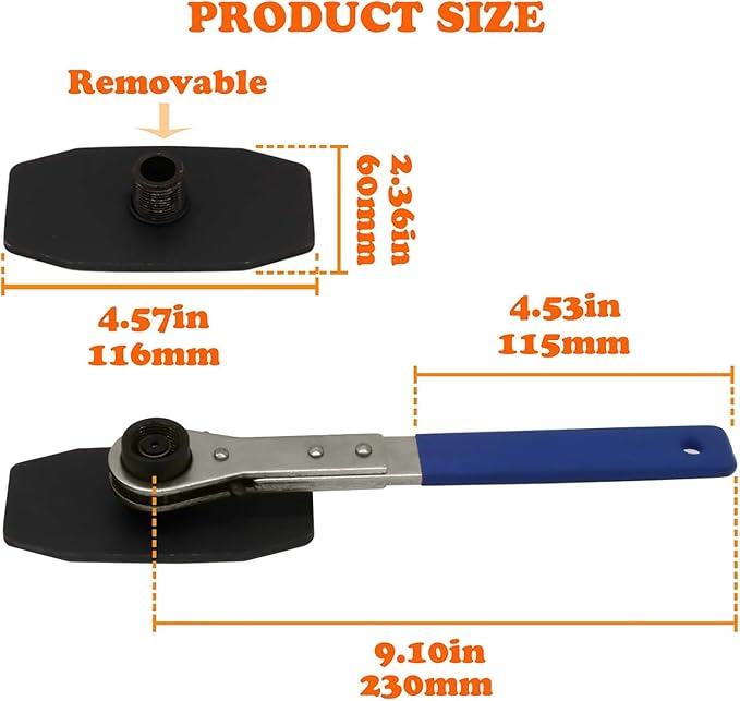Brake Tools, Brake Caliper Tool, 4 in 1 Universal Disc Brake Caliper Compression Tool, Caliper Piston Compressor Tool with 2 Brake Caliper Hooks, Brake Caliper Press for Car Brake Repair Installation