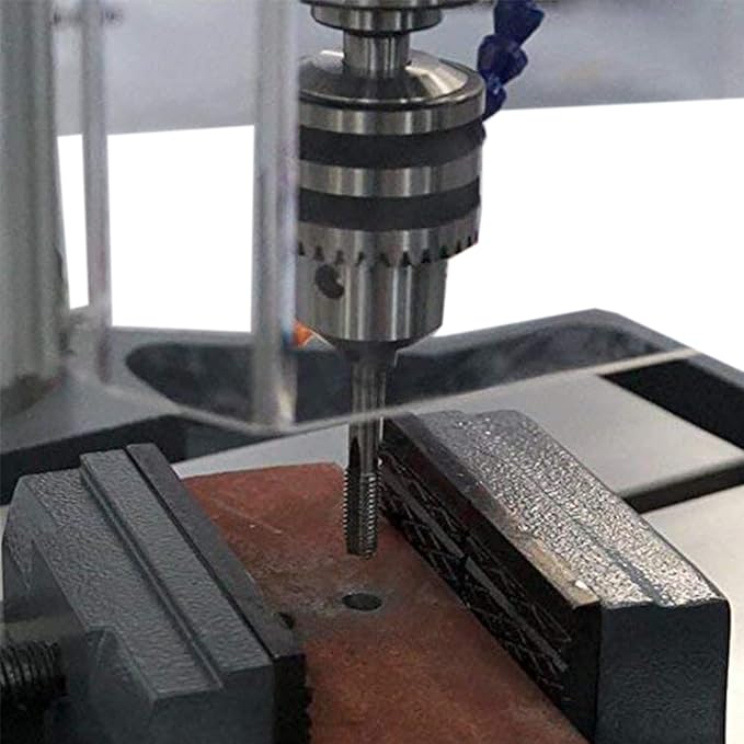 KAKA INDUSTRIAL Variable Speed Bench Drill Press,GD-25B 0.9kW 220V 3-Phase, 8-Speed (130-3200 RPM), Cast Iron Benchtop, 25mm Max Drilling, MT3 Taper