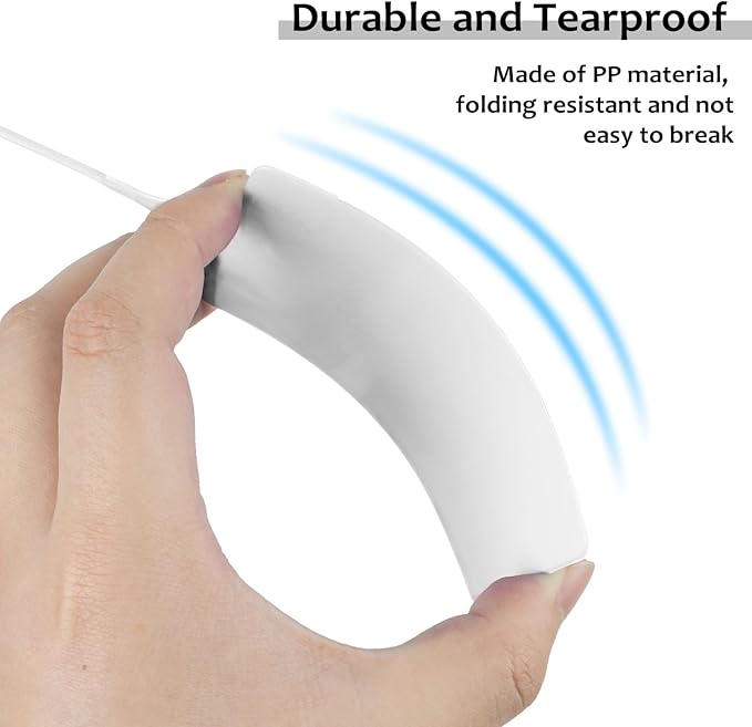 100 Plastic Tags Water Proof Tags for Labeling Shipping Tags Security Tamper Seals Hanging Tags Writable Marker Ties Storage Tag with One Marker Pen (White)