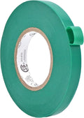 WOD ETC766 Professional Grade General Purpose Green Electrical Tape UL/CSA Listed core. Vinyl Rubber Adhesive Electrical Tape: 3/8 inch X 66 ft - Use at No More Than 600V & 176F (Pack of 1)