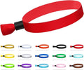 100 Pcs Cloth Event Wristband, Disposable Wristbands for Events, Colored Wristbands Events,for Lightweight Concert,Club Entrance Wrist Strap Party Wristband Event (Color : Red)