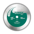 14 Inch 72 Tooth Industrial Level Steel and Ferrous Metal Saw Blade with 1 Inch Arbor