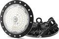 loyal UFO High Bay Commercial Shop Light: 6000K Industrial Lighting - for Warehouse Workshop Garage Factory with US Plug 1.2 Meter Cable