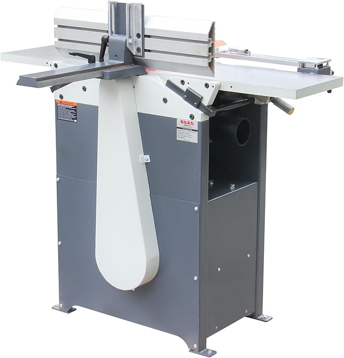 KAKA INDUSTRIAL WDP-4010, 10 inch Width,Woodworking Planer with Built in Mobile Base and Helical Cutterhead, 220V Motor