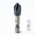 toolant 3/8" Noir-Ti Cobalt Countersink Drill Bit(Pro), Titanium Aluminum Nitride Coated with Quick Change Hex Shank