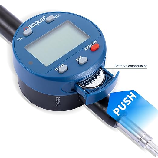 Dasqua Industrial Dial Digital Indicator,0-25.4/0-1.0"