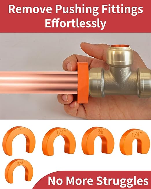 12 Pcs 1/4-1 Inch Depth Gauge and Pipe Deburring Tool, Removal Tools Set for Sharkbite Fittings, Deburring Tool with 5 High Speed Steel Blades,Plumbing Tools Kit for PEX Copper PVC CPVC Pipes