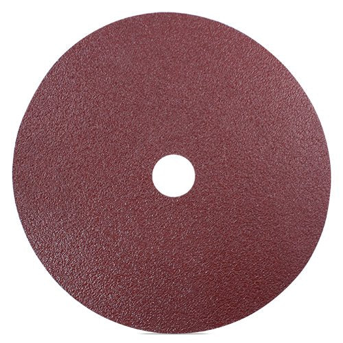 BHA Aluminum Oxide Resin Fiber Sanding and Grinding Discs, 7” x 7/8” Arbor Hole, 80 Grit - 25 Pack