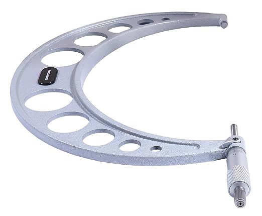 Accusize Industrial Tools 9-10'' Ultra-Precision Carbide Tipped M-Type Outside Micrometer, Resolution 0.0001'', Eg00-0010