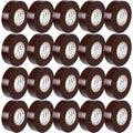 OHLECTRIC Professional Grade Vinyl Electrical Tape (20 Pack) Brown - 7 Mil Thick Flame-Retardant, Heat & Weather Resistant 3/4 Inch x 60 Feet | Ideal for Contractors & Electricians
