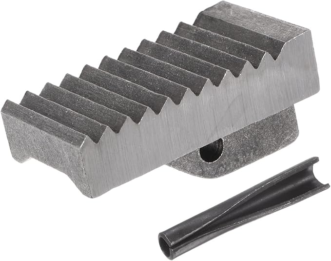 HARFINGTON Pipe Wrench Heel Jaw with Pin Assembly 36" Wrench Replacement High Carbon Steel