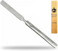 Foot Rasp Foot File Callus Remover Professional 7” Corn Removers for Toes Foot Care Pumice Pedicure Tool to Remove Hard Skin Wet Dry Callus Shaver for Feet, Colossal Stainless Steel by Krisp Beauty