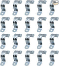 2 Holes Cable U Brackets, 1-1/2 Inch 20PCS Pipe Clamps, Zinc-Plated Steel Conduit Straps, Rigid Secure Mounting for EMT Conduits, Rust Resistant Straps for Reliable Installation(20PCS)
