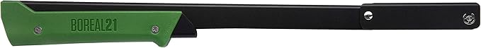 AGAWA - BOREAL21 TRIPPER KIT - 21 inch folding bow saw, rugged cordura sheath, additional aggressive blade (Black Frame - Green Handle)
