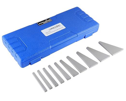 Accusize Industrial Tools 10 Pcs Precision Angle Block Set, 3602-0111