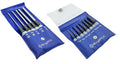 Buyohlic Drive Pin Punch Set with Knurled Grip and Protective Vinyl Case (Set of Both)