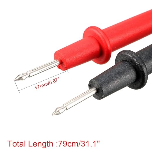 uxcell Test Leads, Digital Multimeter Probes Tester Electric Test Probe with Alligator Clips 10A 1000V 4-in-1 Set