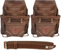 Professional Leather Tool Bag, Top-Grain Leather, Organizer, Protects Tools, Enhances Work Efficiency