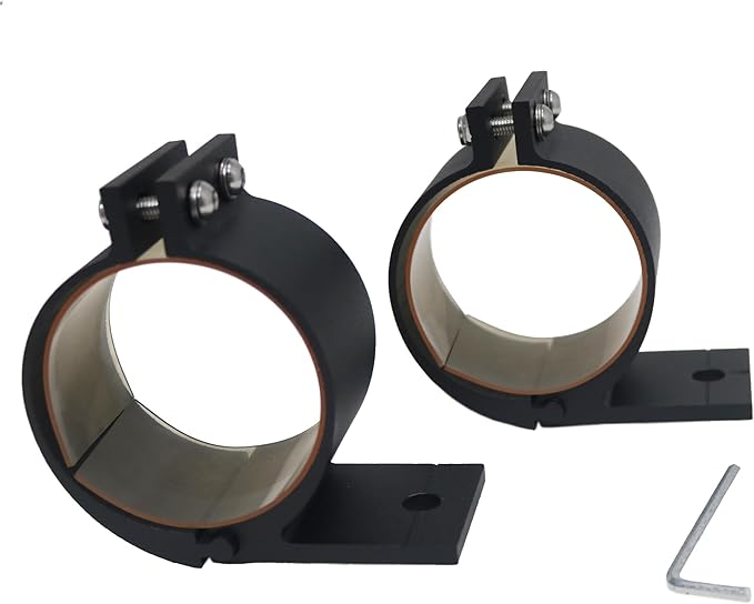 3 Inches Tube Clamp Mounting Bracket for Bull Bar and Any 3 Inches Round Tube Bar to Mounting LED Spot Lights and LED Light Bar,LED Round Spot Light