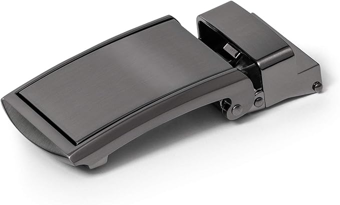 SlideBelts Full Grain Leather Belt with Contrast Stitching - Custom Fit for Adult Men, Golfers