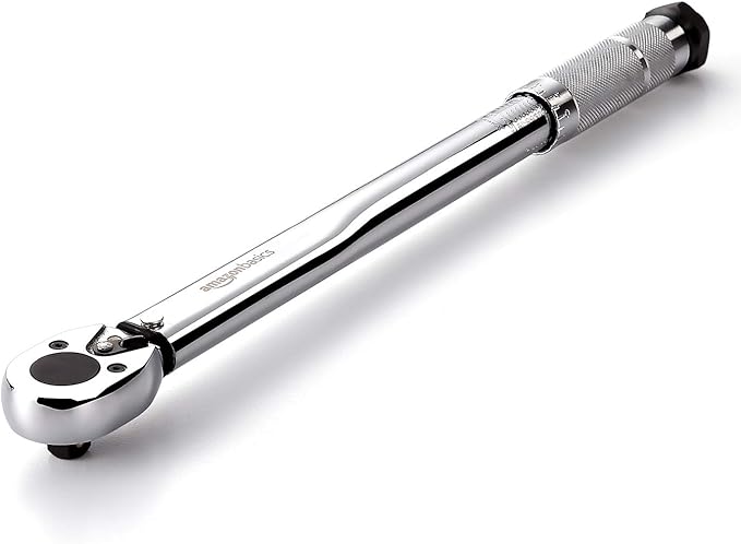 Amazon Basics 3/8-inch Drive Click Torque Wrench - 15-80 ft.-lb, 20.4-108.5 Nm