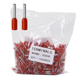 Fidioto AWG22 Wire Ferrules Terminals, 1000pcs AWG22 Terminal Connector Wire Insulated Cord Pin Ends Terminals for Electric, Industrial, Chemical Industry, Power Control System, etc.