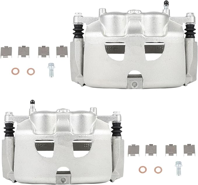 cciyu 18B5405 18B5404 Front Left & Right Brake Calipers With Bracket For Ford For F-150 2012-2016,For Ford For Lobo 2011-2013
