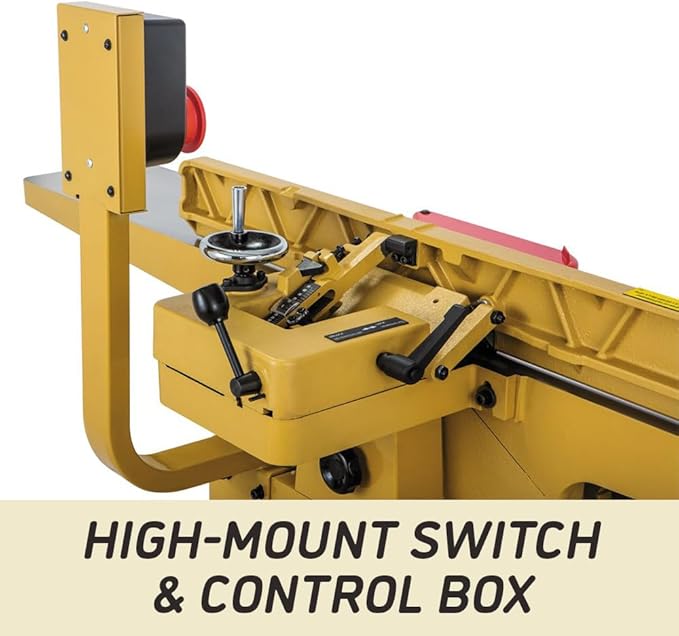 Powermatic 8-Inch Jointer, Helical Cutterhead, 2 HP, 230V 1Ph (Model 60HH)