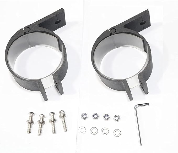 3 Inches Tube Clamp Mounting Bracket for Bull Bar and Any 3 Inches Round Tube Bar to Mounting LED Spot Lights and LED Light Bar,LED Round Spot Light