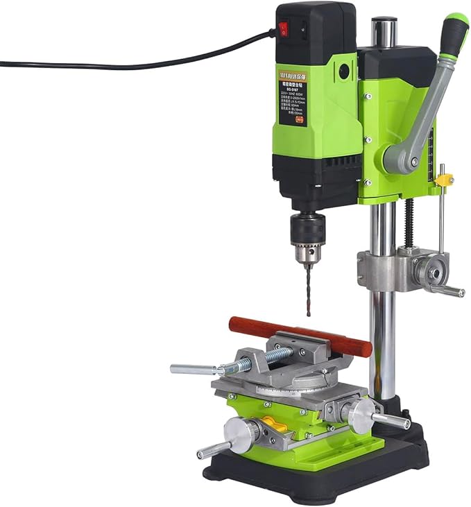 BHTOP Cross Slide Drill Vise 2 Way X-Y Compound Vise, Multifunction Worktable Milling Working Table Milling Machine, Cross Slide Mill Drill Press Milling Vise
