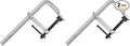 Wilton Heavy-Duty F-Clamp, 12" Opening, 5-1/2" Throat, 2660 Lbs. Clamping Force (Model GSM30) (Pack of 2)