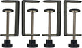 3 inch C-Clamp with Four Small Holes in the back, 4-Pack Adjustable Desk C Clamps for Range 0.35"~3.37", Versatile Clamp for Brake, Parts Assembly, Fastening, Welding, Woodwork, Metal Work