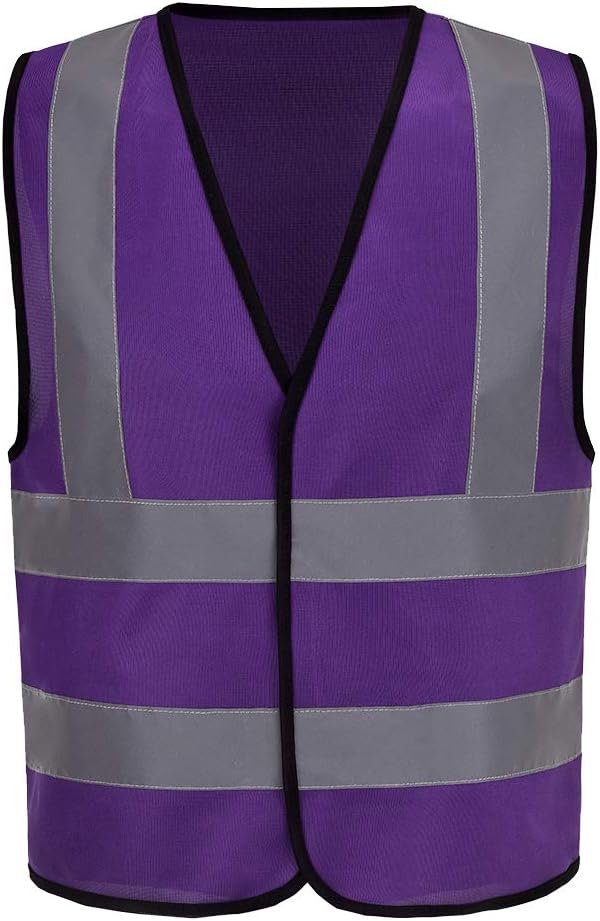 AYKRM 12 colour High visibility viz vest hi vis viz reflective work construction safety vest (XS-8XL)