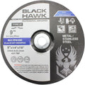 BHA Depressed Center Metal Grinding Wheels for Angle Grinders, 9” x 1/4” x 7/8” - 5 Pack