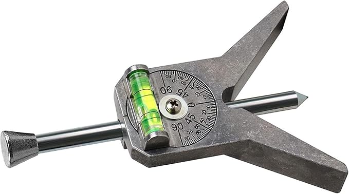 Pipe Center Finder, Stainless Steel Safety Pipe Marker Centering Tool Adjustable Center Finder Tool Upgraded Pipe Fitter Tools for Marking and Positioning Diameter Pipe