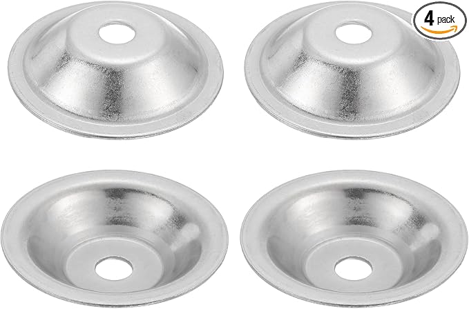 MECCANIXITY 4 Pcs M12 Arbor Washer, 2x80mm 304 Stainless Steel Bench Grinder Arbor Washer for Bench Grinder Polisher Wire Wheel Buffing, Silver