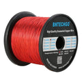 BNTECHGO 24 AWG Magnet Wire - Enameled Copper Wire - Enameled Magnet Winding Wire - 5 lb - 0.0197" Diameter 1 Spool Coil Red Temperature Rating 155℃ Widely Used for Transformers Inductors