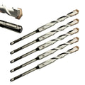 Direko 5-Piece 3/4 inch x 6 Inch SDS Plus Rotary Hammer Drill Bits Carbide Tipped Concert Drill Bits for Concrete, Brick, Cement Walls, Stone, Hammer Drill Bits for Concrete