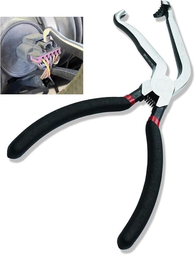 Upgraded Electrical Disconnect Pliers 37980,60 Degree,Automotive Electrical Tools，Electrical Connector Pliers for Cars,Easily Disconnect The Locking Push Tab Electrical Connector