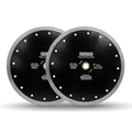 DT-DIATOOL 9 Inch Diamond Blade for Granite, Marble, Porcelain & Ceramic - Pack of 2