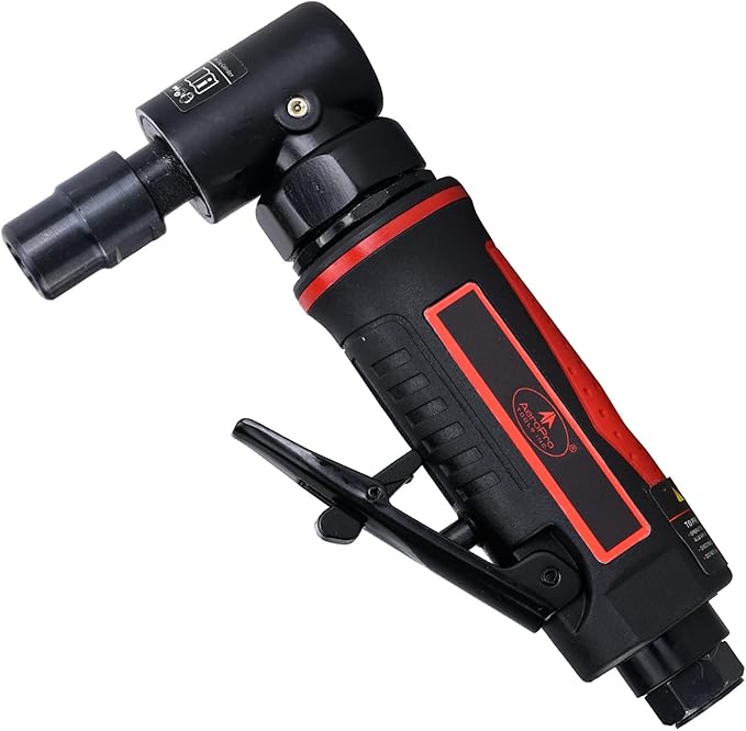 AEROPRO TOOLS 1/4-Inch Angle Pistol Grip Air Angle Die Grinder AP17315 with 1/4 collect, 20000 RPM