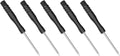 5PCS Mini Phillips Screwdriver, 3mm Cross Head with Black Non-slip Handle for Small Appliances, 3.15"(80mm) Total Length, Non-magnetic