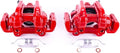 Power Stop Caliper Set For Select BMW Models Rear Pair of High-Temp Red Powder Coated Calipers S7110