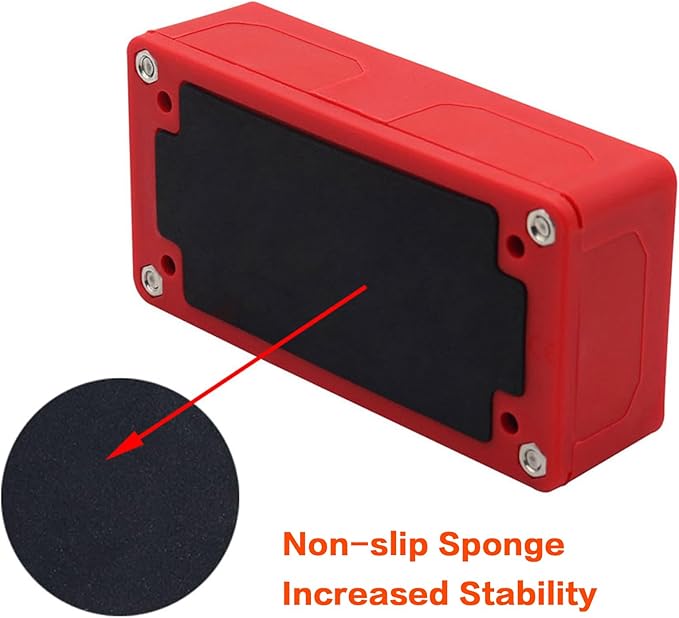 2pcs 300A Bus Bar Box Nickel Plated Brass Power Distribution Block with 4xM8 (5/16 inch) Positive Negative Ground Battery Junction Block Buss Bar with Cover DC12 24 48V（Red & Black）