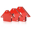 Welding Magnets 25LBS&55LBS&75LBS 3Pcs Welding Magnetic Holder Heavy Duty Magnetic Tools and Accessories for 45, 90, and 135 Degree Angles Super Strong Welding Magnets and Clamps