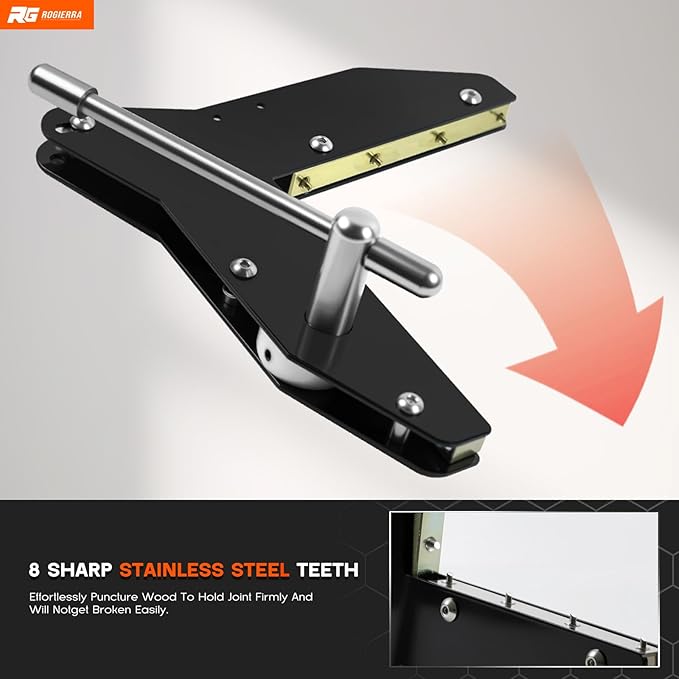 Miter Clamps for Woodworking - Corner Clamps for Window & Door Casing, Picture Frames, Cabinet Trim, DIY Crafting Projects - Secure 90° Angle Grip